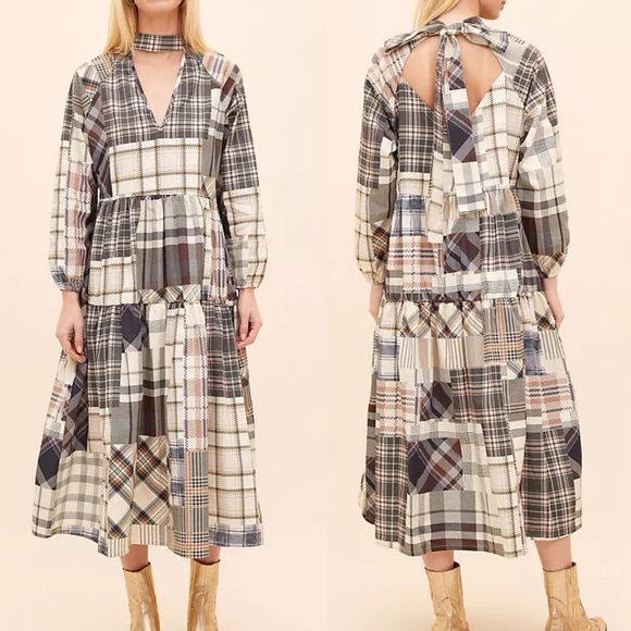 Anthropologie Dresses & Skirts - Anthropologie Damson Madder Patchwork Maxi Dress